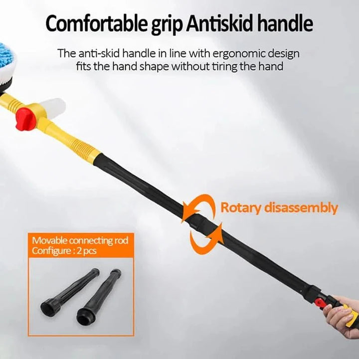 BowLift | Rotating, water-powered brush