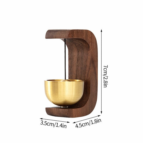 Forest Song Creative Wooden Door Bell | Bowlift