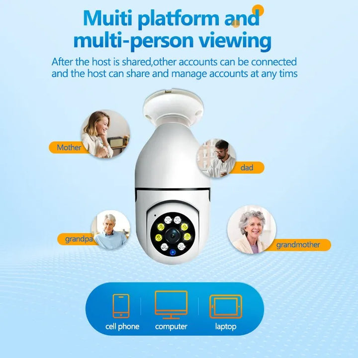 BowLift | Light Bulb WIFI Camera