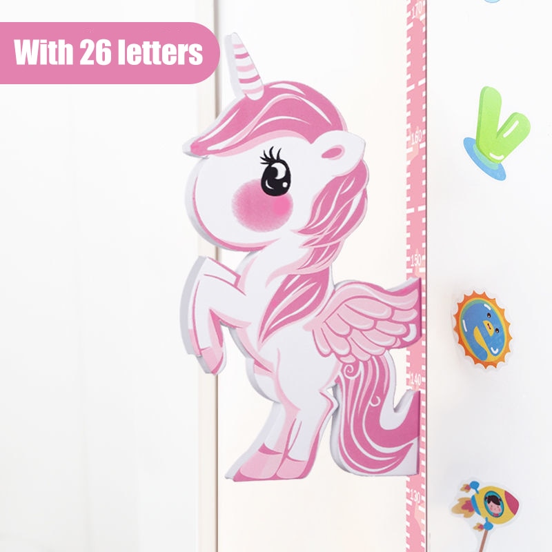 3d Cartoon Kids Height Sticker | Bowlift