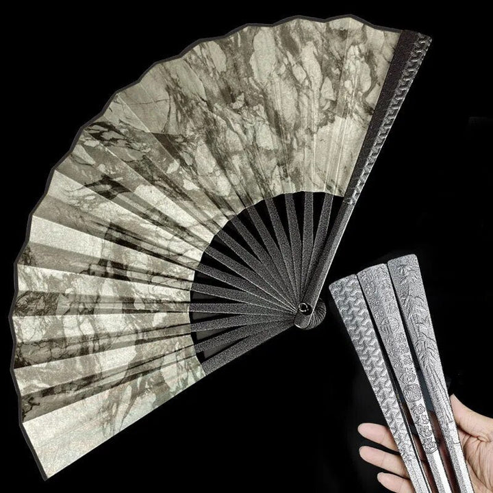 Tungsten Steel Alloy Self-Defense Folding Hand Fan | Bowlift