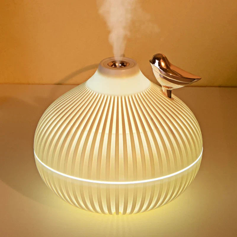 BowLift | MistGlow USB Humidifier | Quiet & Compact | With LED Night Light & Mood Lighting