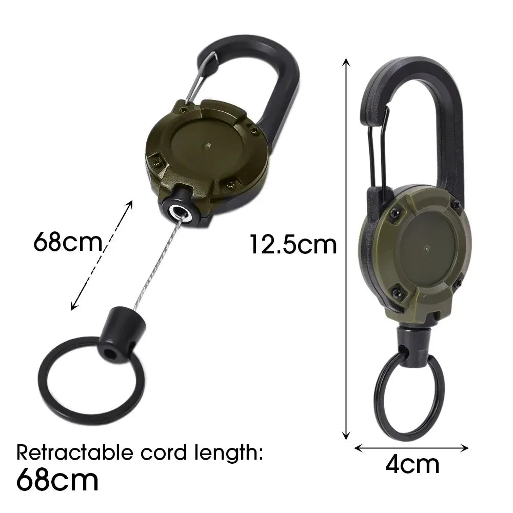 Trail Lock Anti-Lost Retractable Carabiner Keychain | Bowlift
