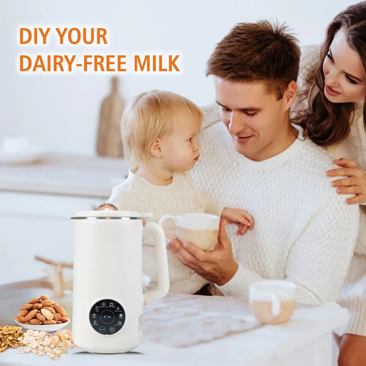 BowLift | PlantPure Plant Milk Maker 8-in-1 | For Nut, Oat & Soy Milk | 1000 ml Capacity | BPA-free