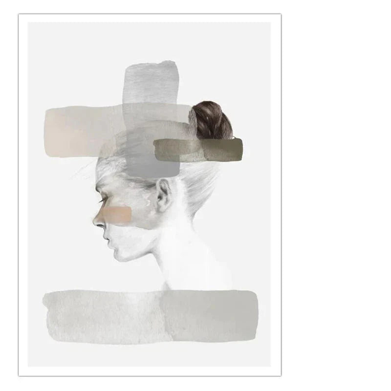 Minimalist Design Trends Gallery Wall Art Fine Art Canvas Prints Nordic Pictures For Living Room Bedroom Scandinavian Home Decor | Bowlift
