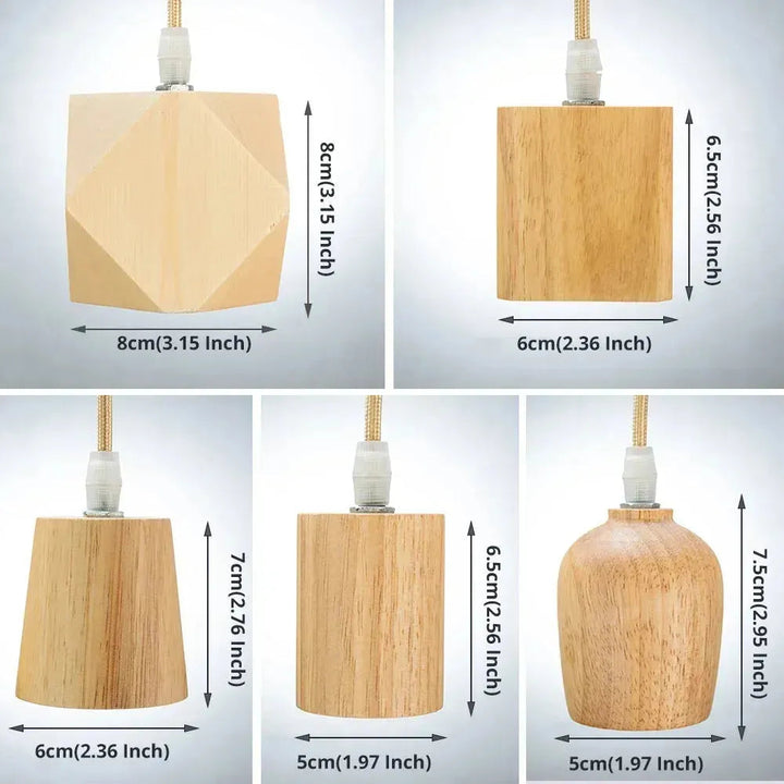 Handcrafted wooden pendant lamp with a naturally warm aura and timeless charm Bowlift