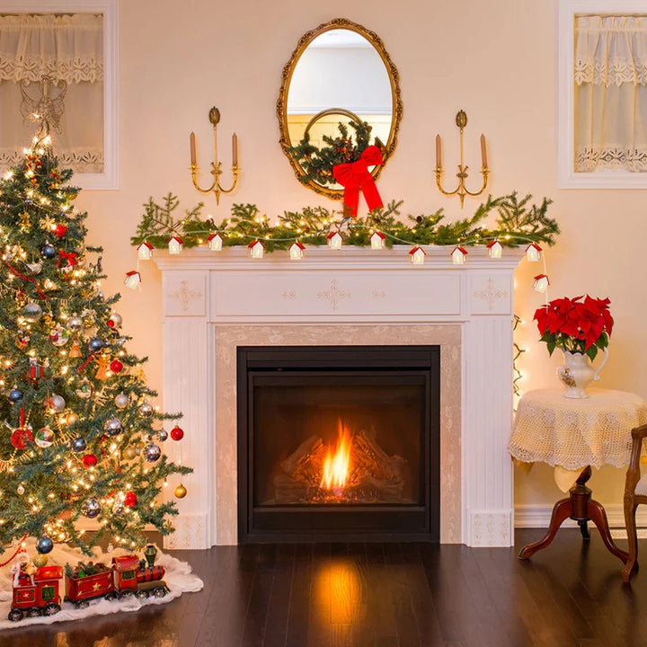 BowLift | LED Christmas Houses Made of Wood with Festive Lighting