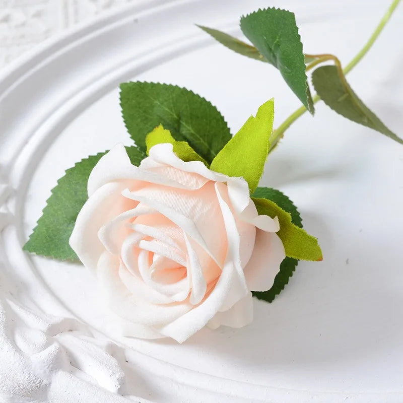 BowLift | 20 pieces Realistic Velvet Silk Rose Bouquet