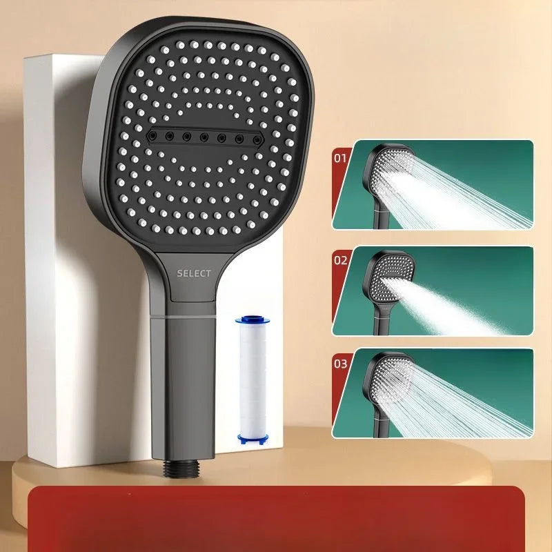 BowLift | High Pressure Large Panel Hand Shower