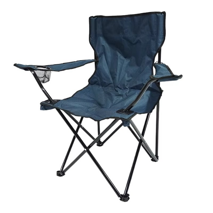 BowLift | Portable Folding Camping Chair with Armrest, Backrest & Cup Holder
