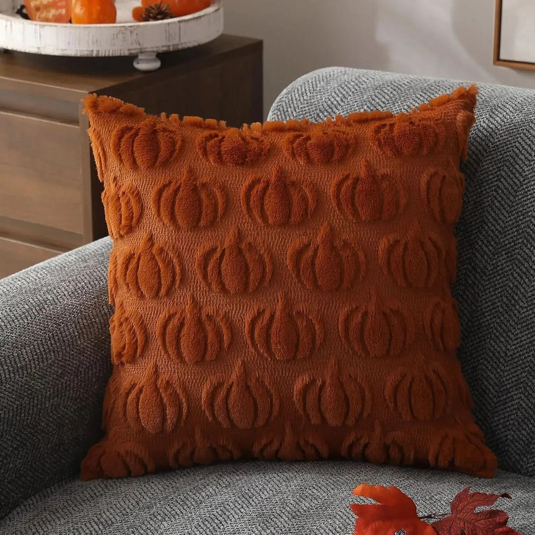 BowLift | Soft Faux Fur Cushion Cover for Fall Decor