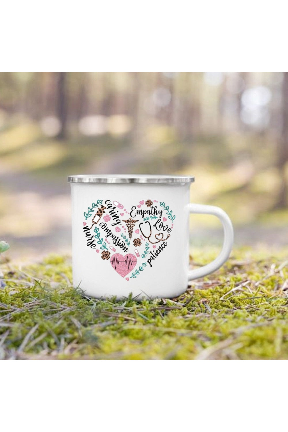 Life Themes Enamel Cup | Bowlift