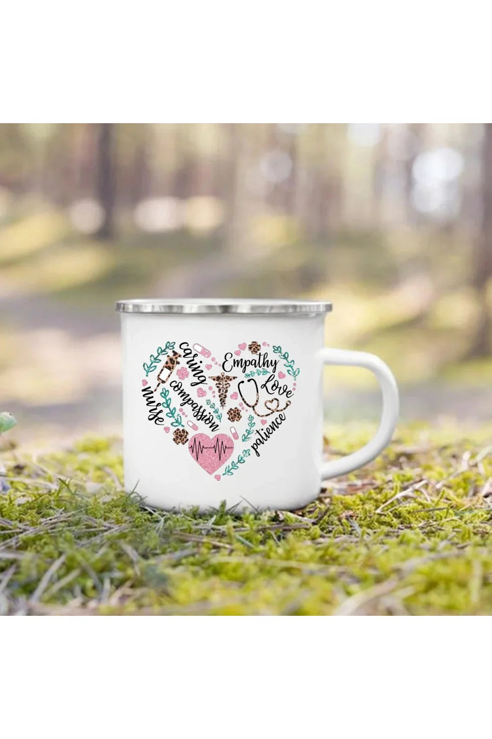 Life Enamel Coffee Mug | Bowlift