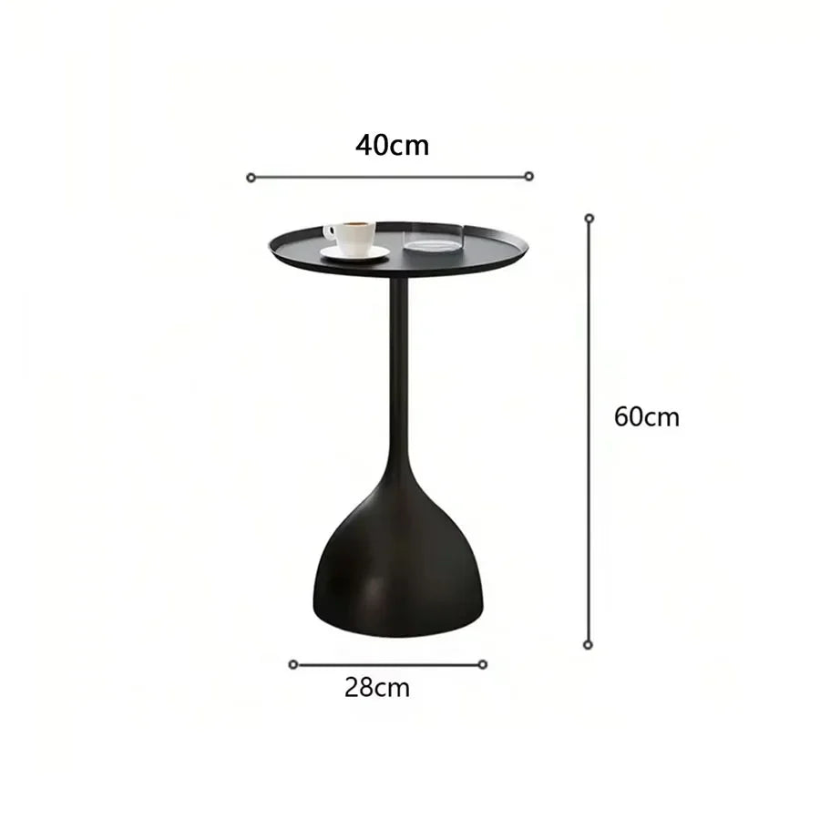 BowLift | Scandinavian Round Side Table of Metal