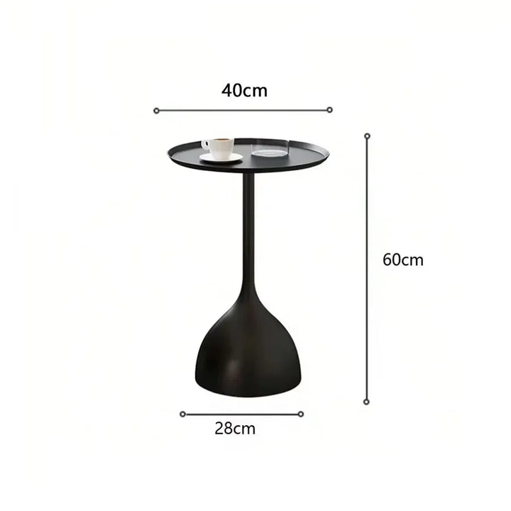BowLift | Scandinavian Round Side Table of Metal