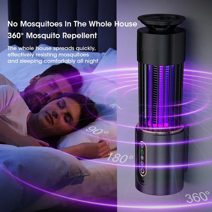 BowLift | Zentora Mosquito Lamp | USB-powered & Quiet | Chemical-free with Night Light Function