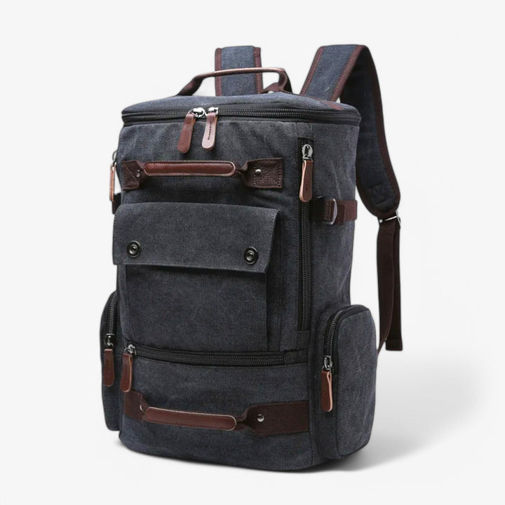 BowLift | Vintage Canvas Backpack – Stylish & Functional with Laptop Compartment for Everyday & Adventure