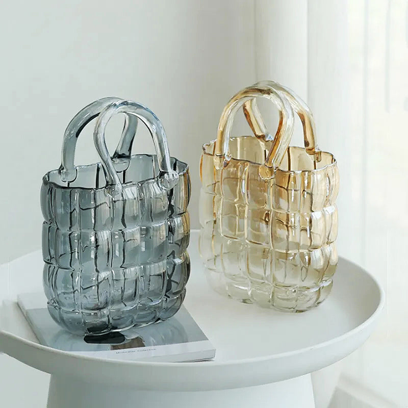 Glass Bag Vase | Bowlift