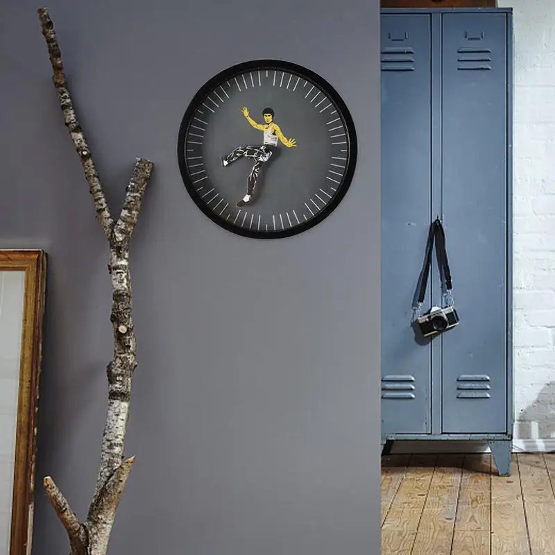 KungFuTime Clock - Authentic Chinese Wall Clock Decoration Bowlift