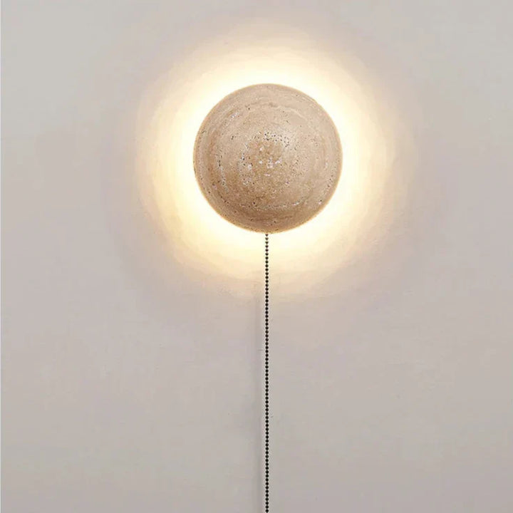 BowLift | Cream wall lamp in Scandinavian style providing cozy light and elegant simplicity
