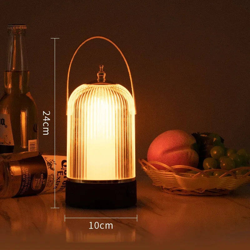Portable Retro Birdcage Table Lamp – Vintage LED Lighting in Classic Design | Bowlift
