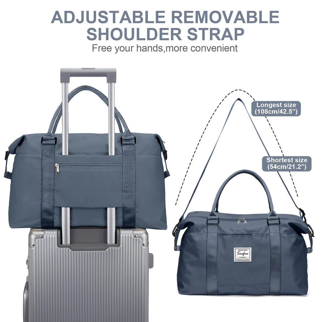 BowLift | Aerovigo Travel Bag Hand Luggage 40x20x25 | Large Capacity | Weekend Bag for Short Trips | Flight Compliant Cabin Bag
