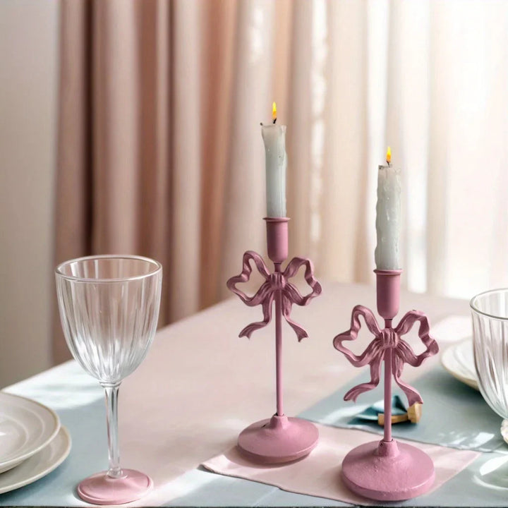 French Wrought Iron Candle Holder | Bowlift