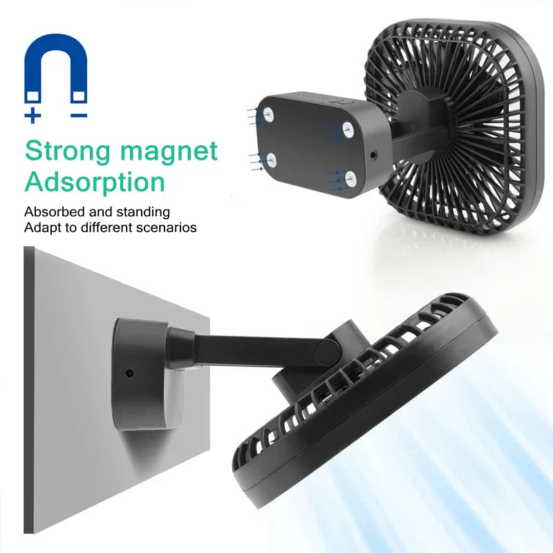 BowLift | BreezePro Fan | Compact & Cordless | 38 Hours Runtime | Flexible and Quiet