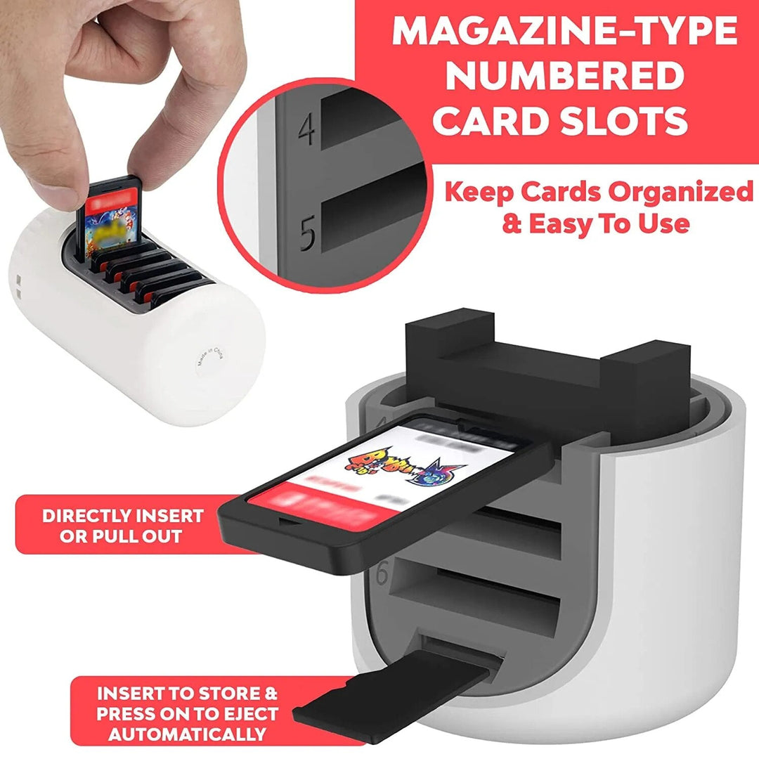 Rotating Memory Card Holder Organizer | Bowlift