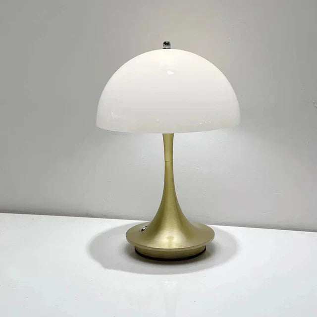 Mushroom 3-Colors-Dimmable Rechargeable LED-Table Lamps Bowlift