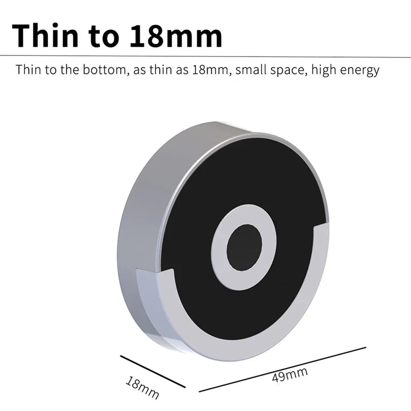 BowLift | Compact Circular Touch LED Portable Night Lamp