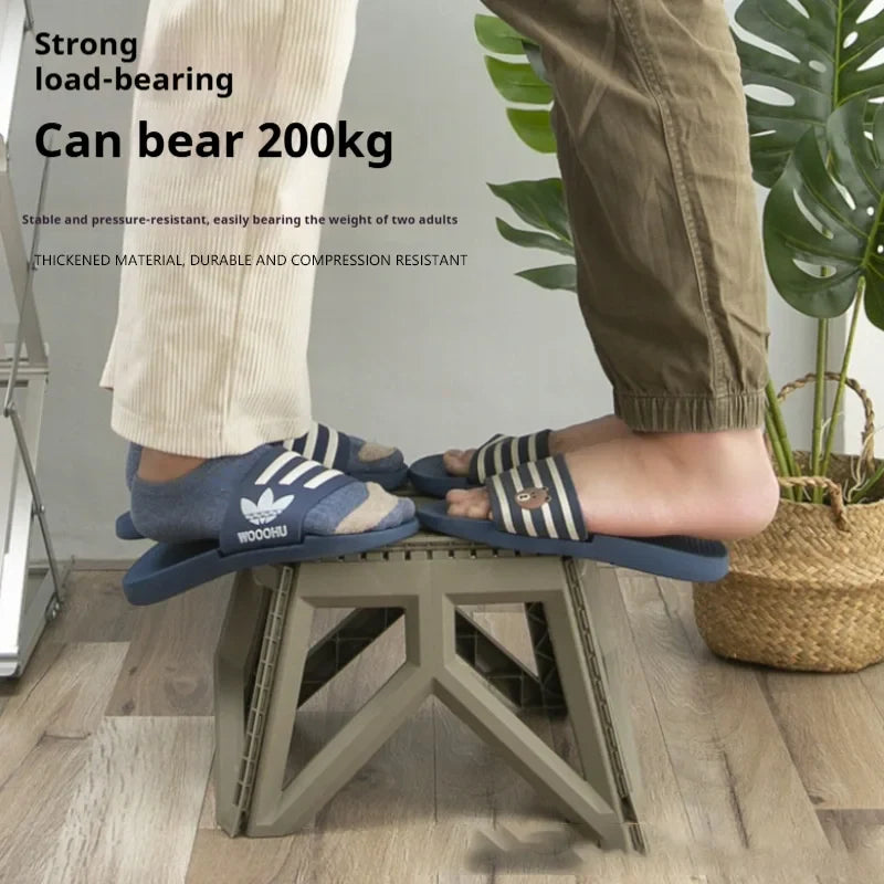 BowLift | CampFold Folding Stool | Foldable Outdoor Stool | High Load Capacity | Compact & Weatherproof