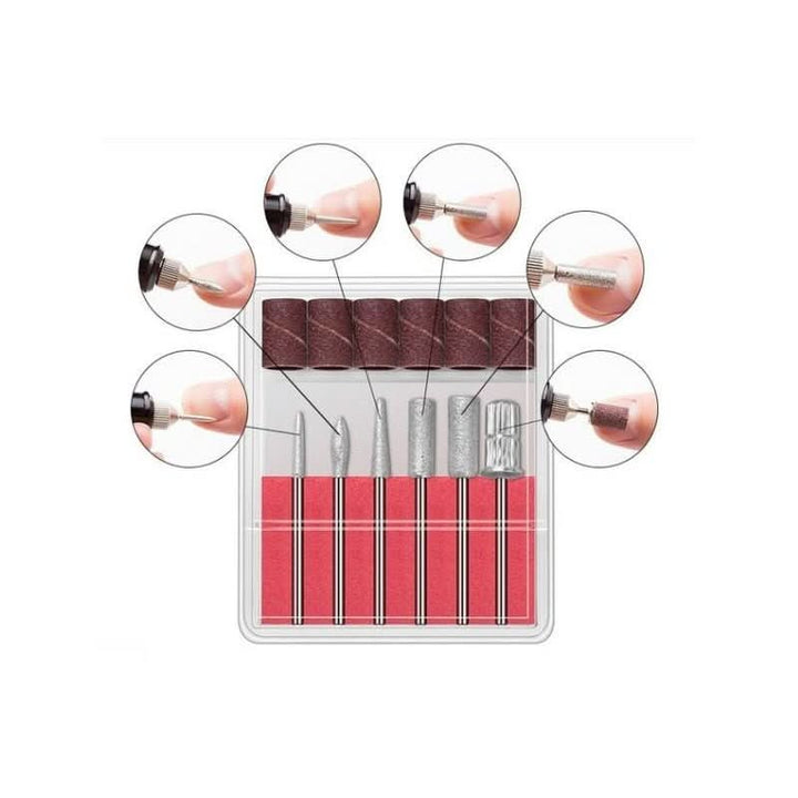 BowLift | Electric 6-in-1 nail care set for manicure & pedicure