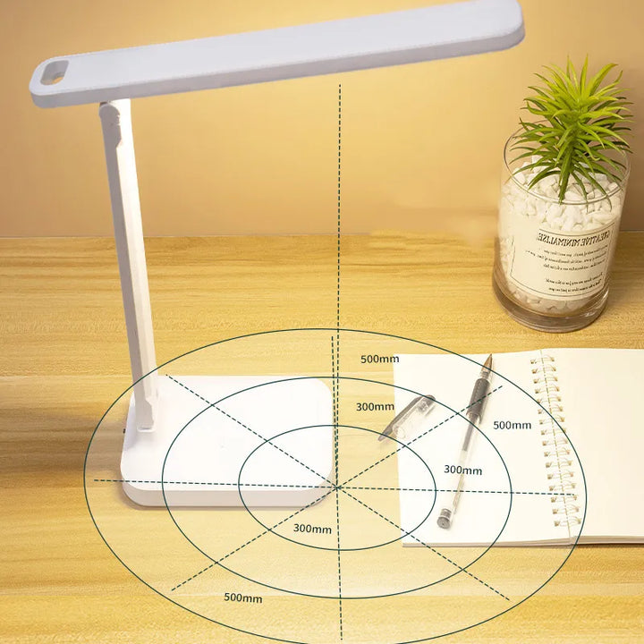 BowLift | 6000 mAh rechargeable LED desk lamp USB touch Dimmable Foldable Eye-friendly Reading light