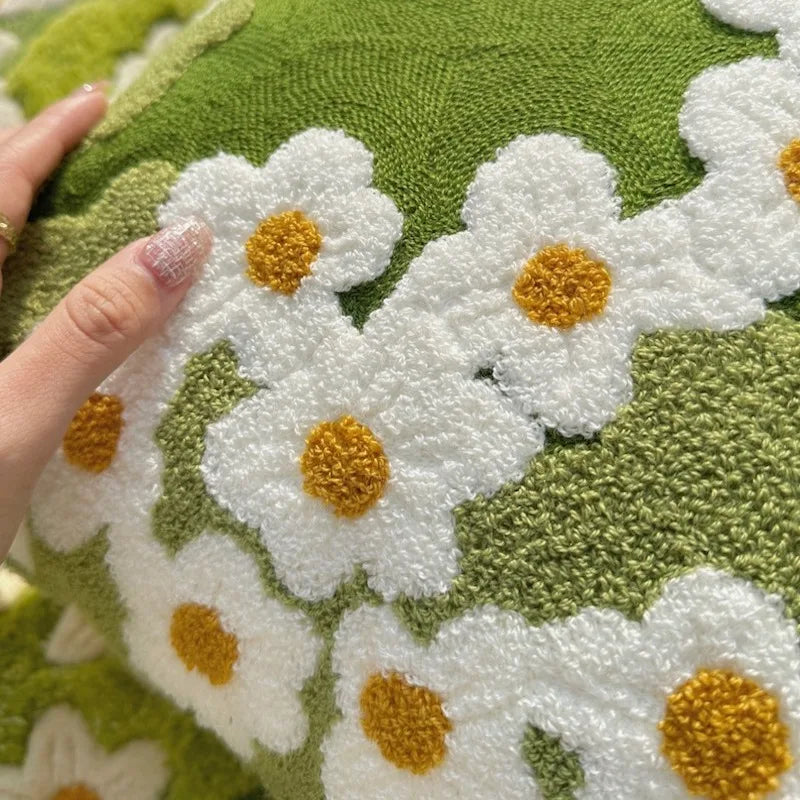 Flower Garden Embroidery Cushion Cover | Bowlift