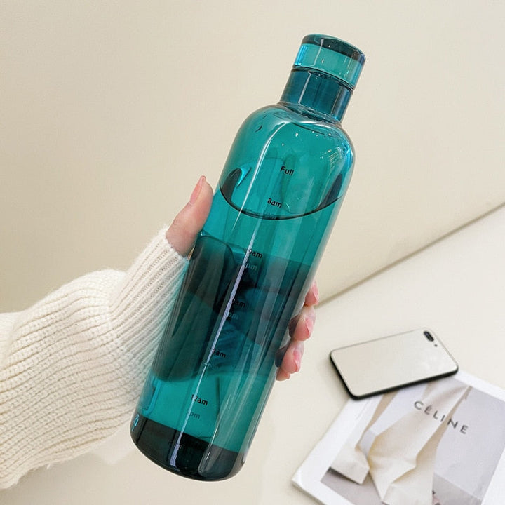 BowLift | Time Scale Heat-Resistant Glass Water Bottle