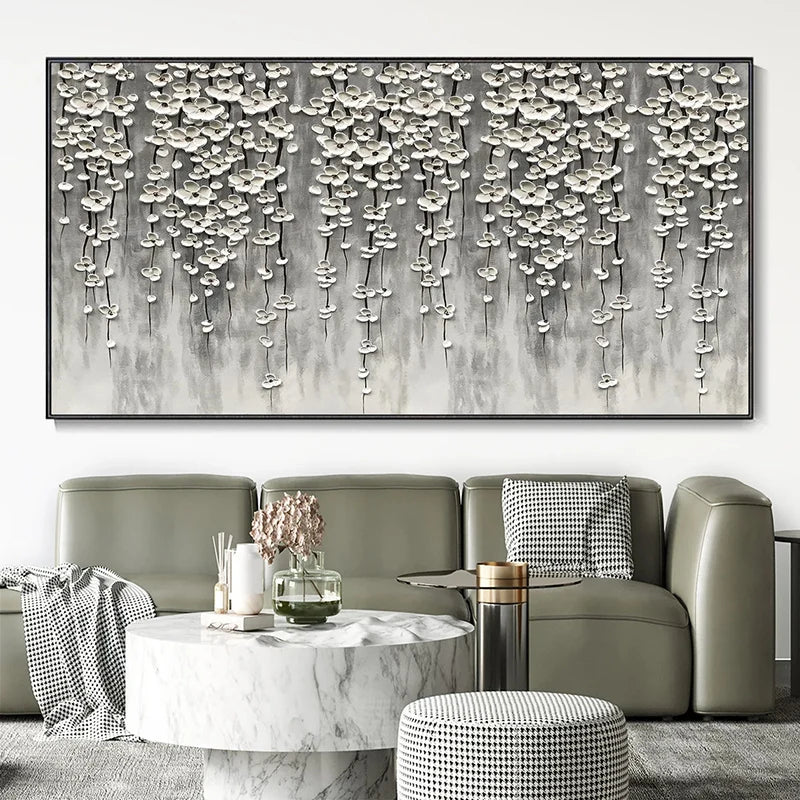 Modern Abstract Flower Tree Wall Art Fine Art Canvas Prints Large Sizes Pictures For Living Room Bedroom Home Office Art Decor | Bowlift