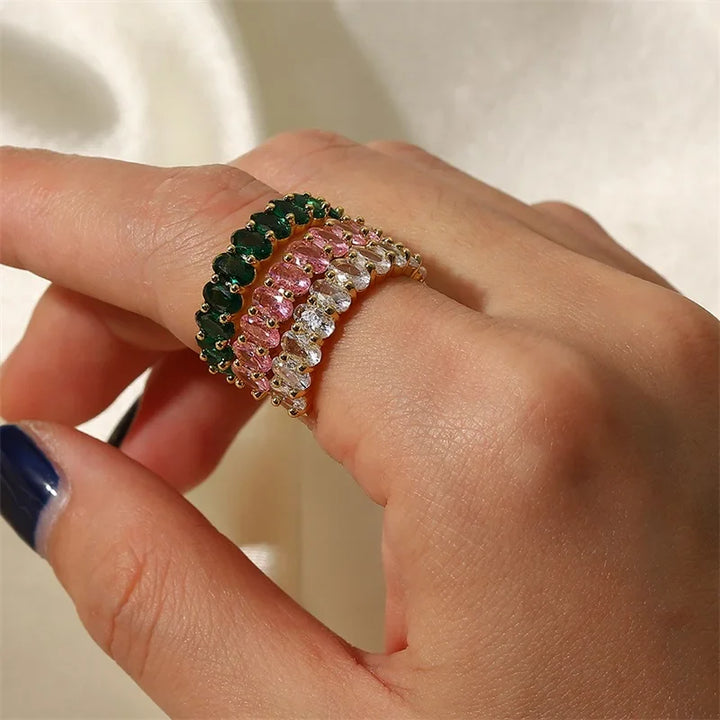 BowLift | Dainty Oval Cut Diamond Adorned Ring