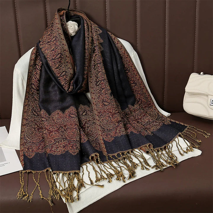 BowLift | Élégancea | Women's Scarf | Cashmere Feel | 70 × 190 cm | Luxury Print & Warm