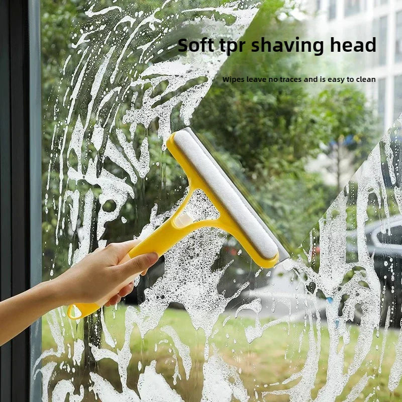 BowLift | CleanWave 3-in-1 Glass Cleaner | Spray, Scrub, Wipe | Compact & Streak-Free