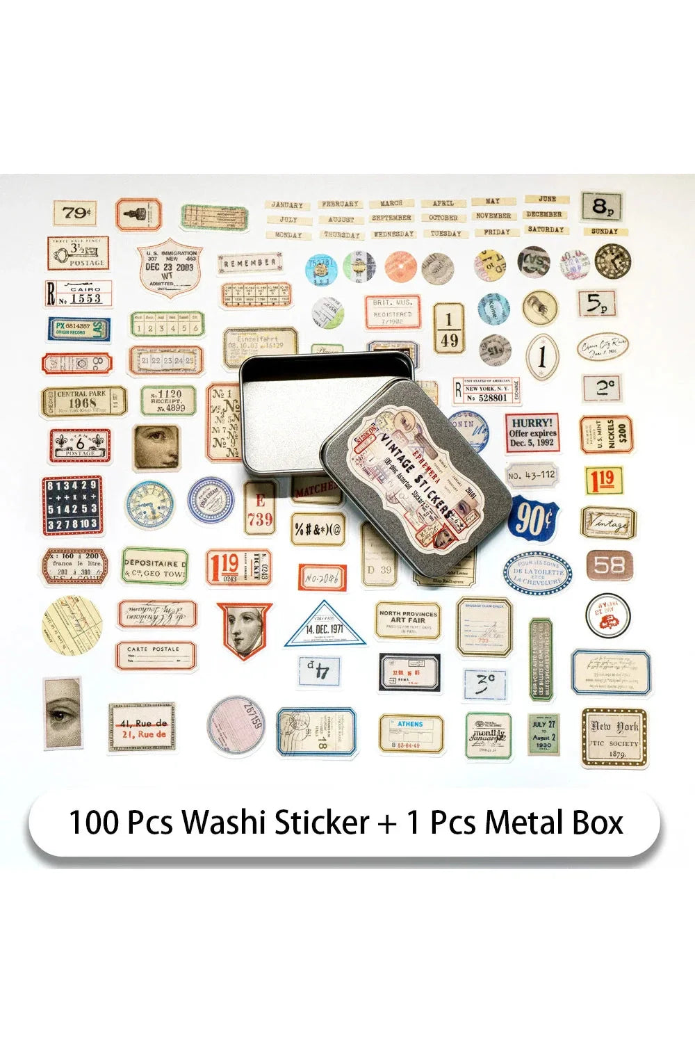 Ephemera Scrapbooking Stickers | Bowlift