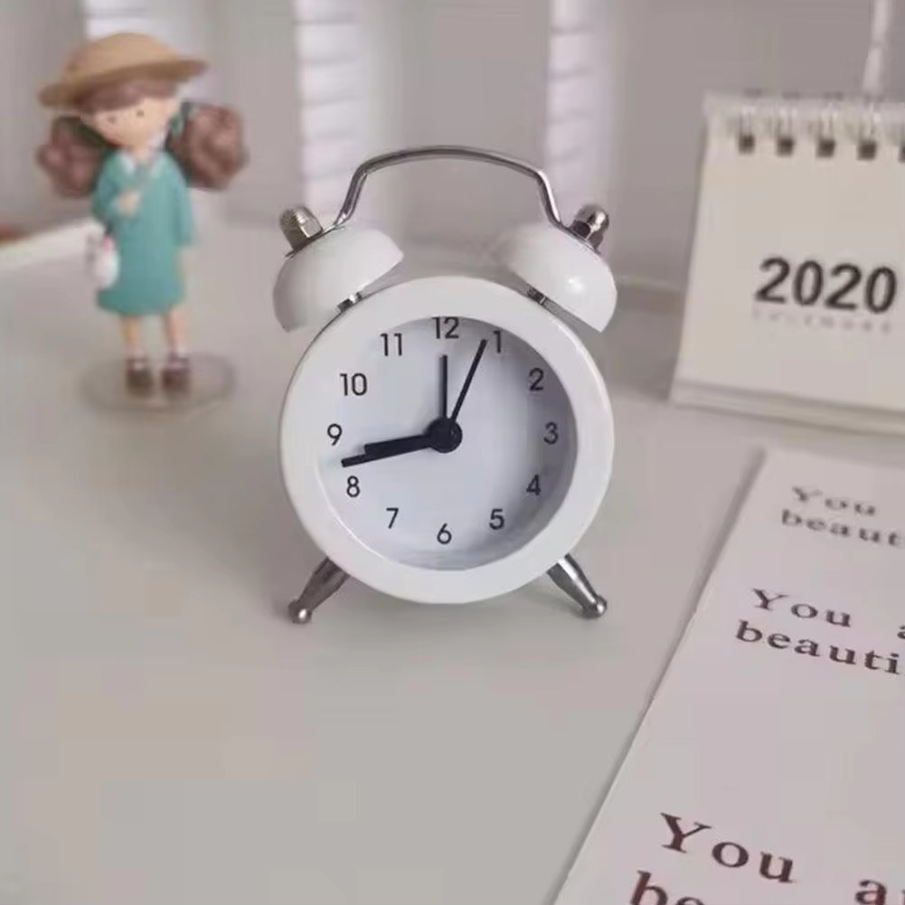 BowLift | Cute Rabbit Ears Loud Twin Bell Alarm Clock for Heavy Sleepers