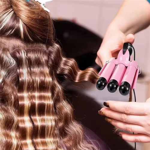 BowLift | Ceramic Triple Barrel Wave Styler for Perfect Curls