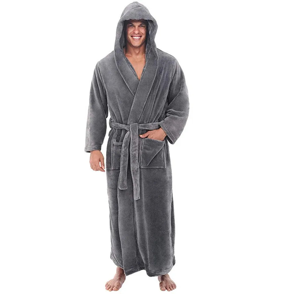 BowLift | HoodedChill – Cozy Bathrobe for Men