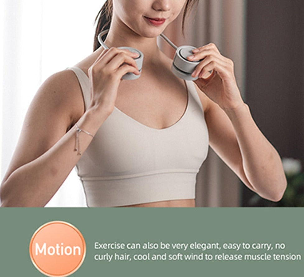 BowLift | Retractable Aroma Therapy Bladeless Neck Fan