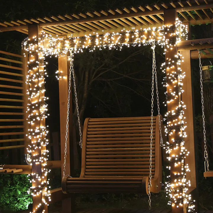 BowLift | LumaLine Christmas Lighting – 10 Meter LED Light Rope with 1000 Warm White Lights for Indoor and Outdoor