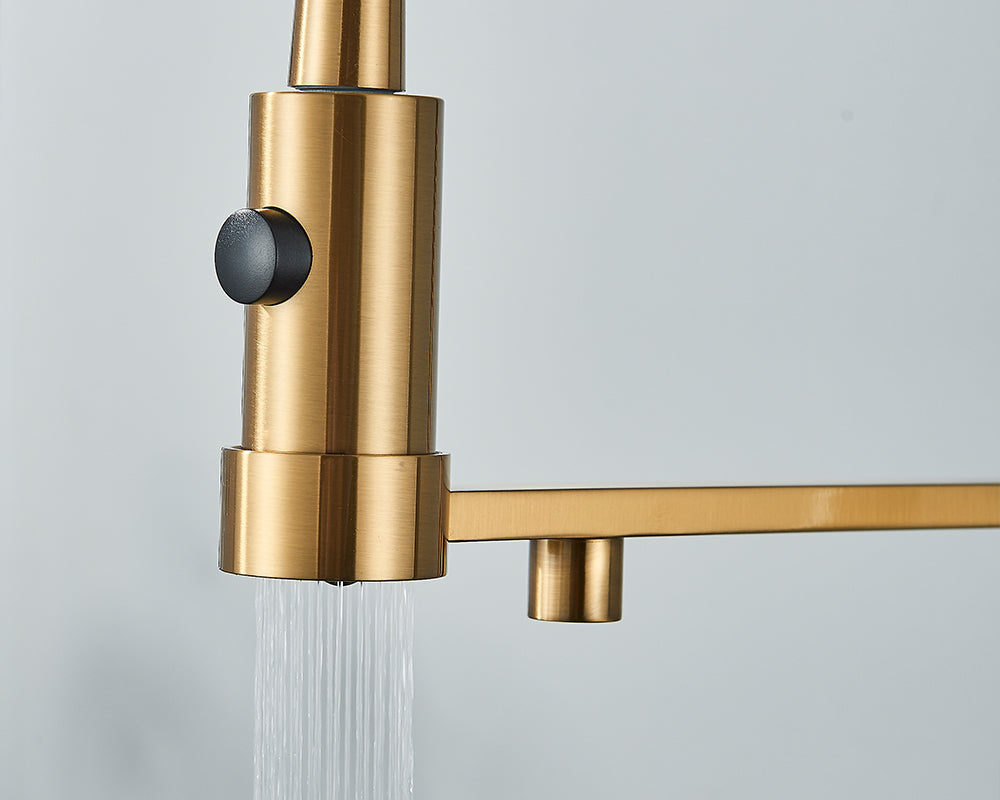 Sandsberg Black Filter Kitchen Faucet with Dual Outlet – Mixing Tap with Water Filter for Kitchens, Water Treatment and Cleaning | Bowlift