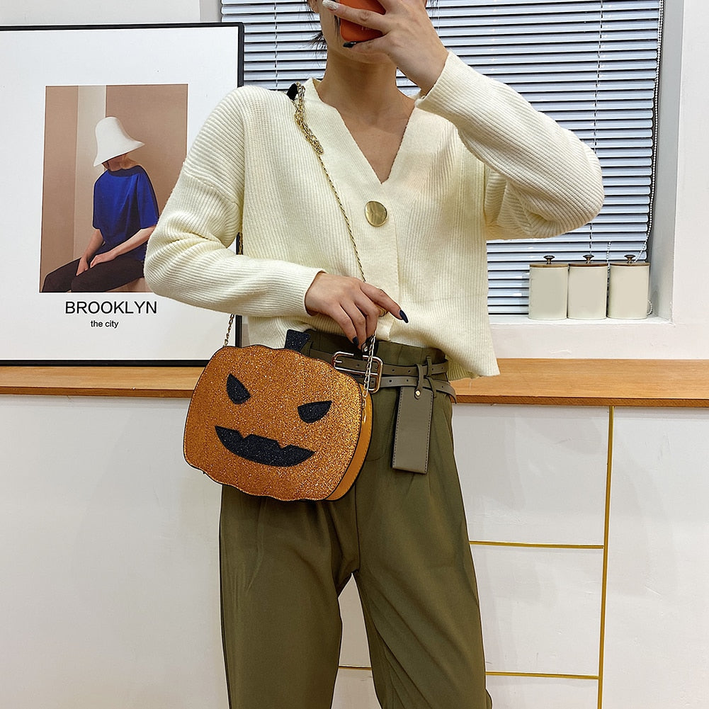 BowLift | Pumpkin Shape Mini Shoulder Bag