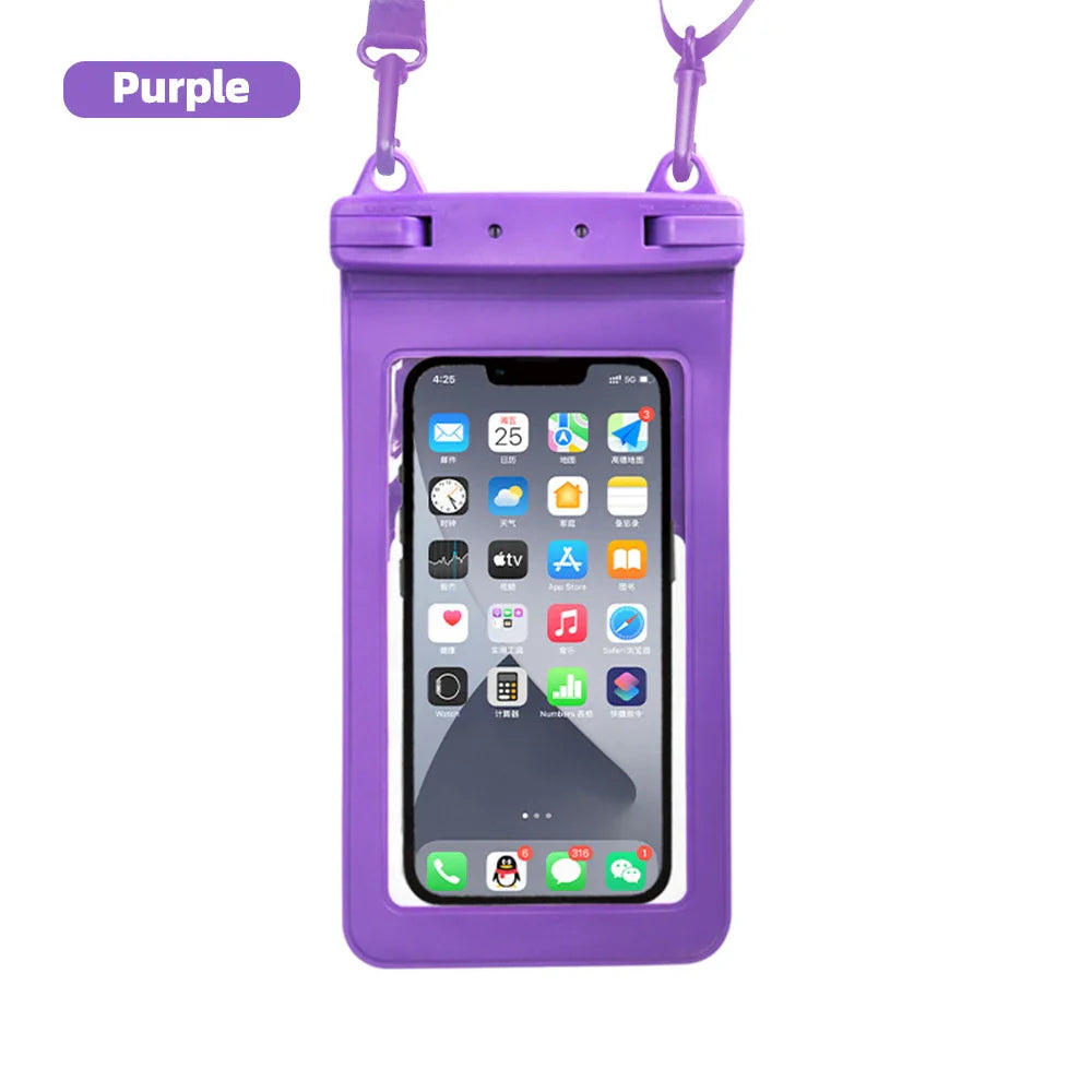 BowLift | Waterproof Smartphone Case DryVault | Full View Design | Side Accessible | With Carrying Strap