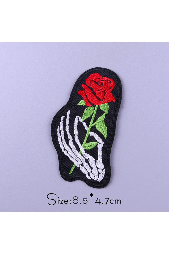 Punk Style Embroidered Patches | Bowlift